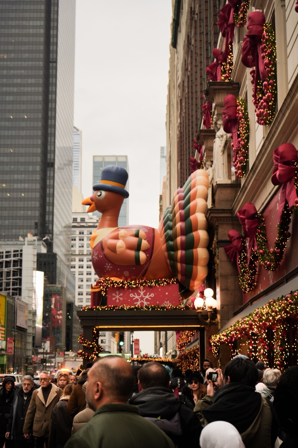 Holiday decorations in Midtown Manhattan