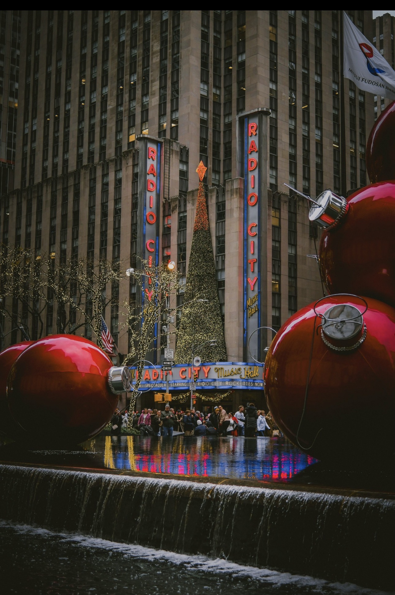 Radio City Music Hall during the holidays